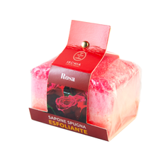 Load image into Gallery viewer, Sapone Spugna Esfoliante alla Rosa - 75 gr